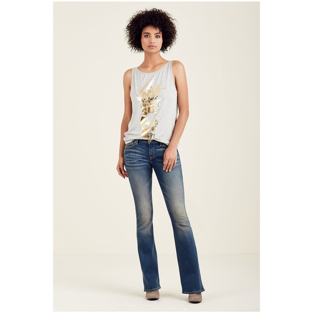 True Religion Women's Skull Tank Top Shirt - Picture 4 of 4